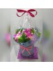 Букет цветов в кашпо «Очарование»