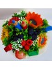 Букет цветов в кашпо «Собрание знаний»