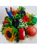 Букет цветов в кашпо «Собрание знаний»