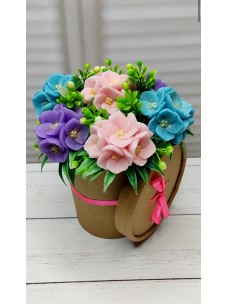 Букет цветов в кашпо «Грация»