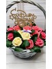 Букет цветов в корзине «Дыхание любви»